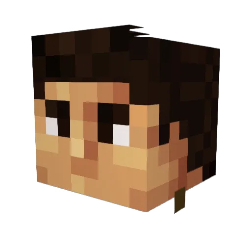 jomcc31 Minecraft avatar head, 3D render