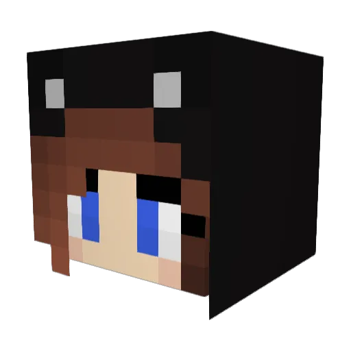jomemia Minecraft avatar head, 3D render