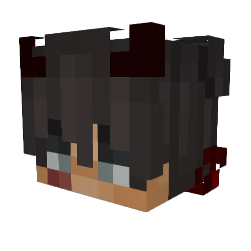 jon1es Minecraft avatar head, 3D render