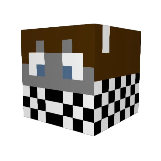 jon3496 Minecraft avatar head, 3D render