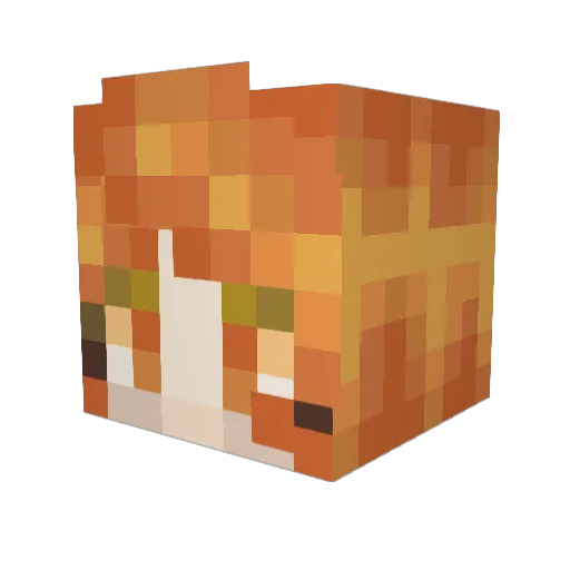 jon36 Minecraft avatar head, 3D render