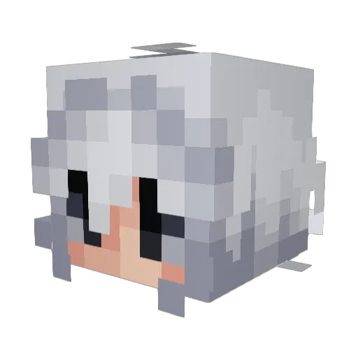 jon8 Minecraft avatar head, 3D render