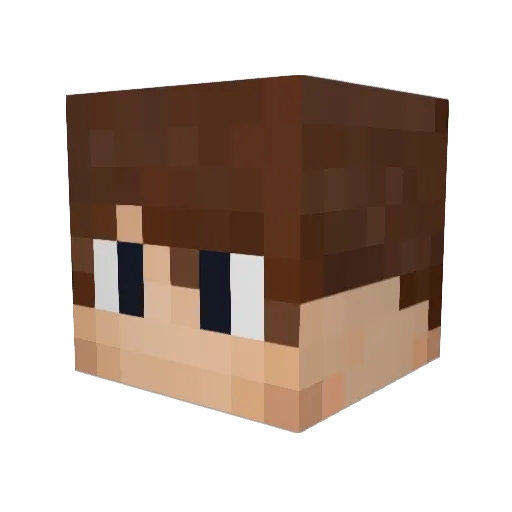 jon_2014 Minecraft avatar head, 3D render