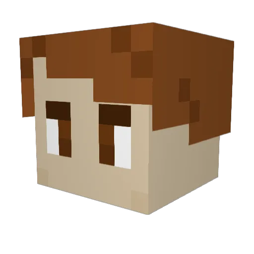 jon_xx5 Minecraft avatar head, 3D render