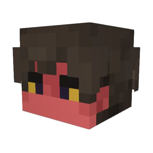 jonabug Minecraft avatar head, 3D render