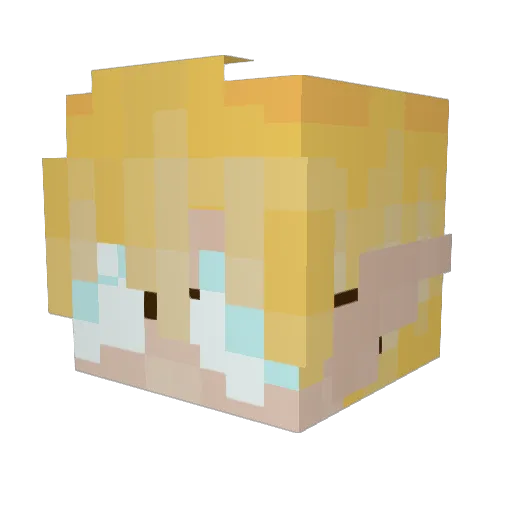jonahcrash Minecraft avatar head, 3D render