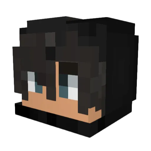 jonas205 Minecraft avatar head, 3D render