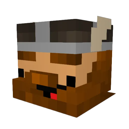 jonas7107 Minecraft avatar head, 3D render