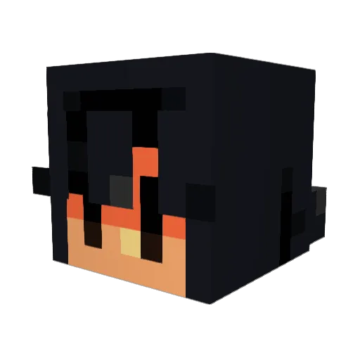 jonasGG123 Minecraft avatar head, 3D render