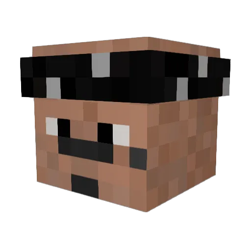 jonasS2 Minecraft avatar head, 3D render