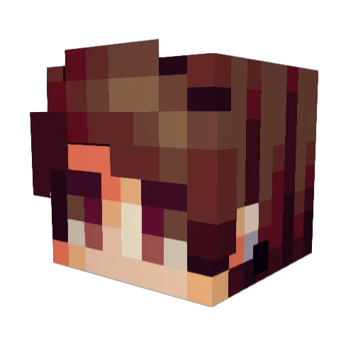 jonasae Minecraft avatar head, 3D render