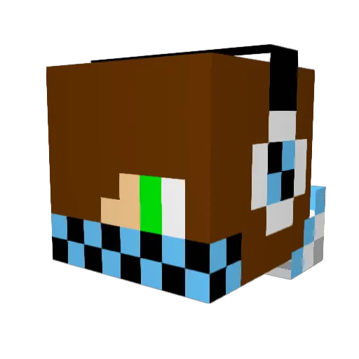 jonasb10 Minecraft avatar head, 3D render