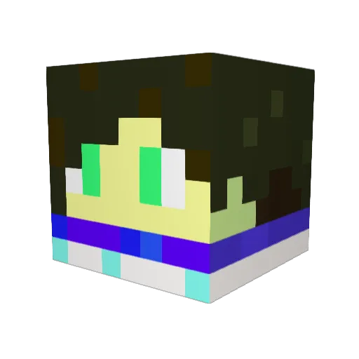 jonasbgs Minecraft avatar head, 3D render