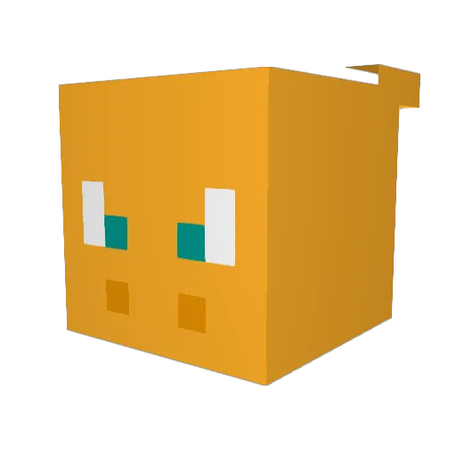 jonashjortsoe Minecraft avatar head, 3D render