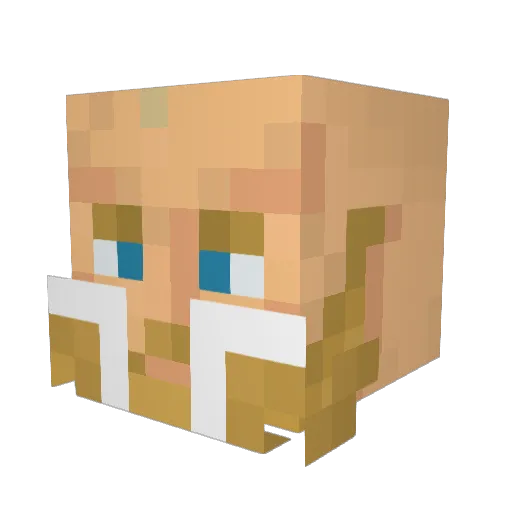 jonasmaniac Minecraft avatar head, 3D render