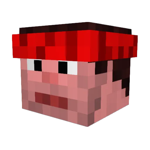 jonassk95 Minecraft avatar head, 3D render