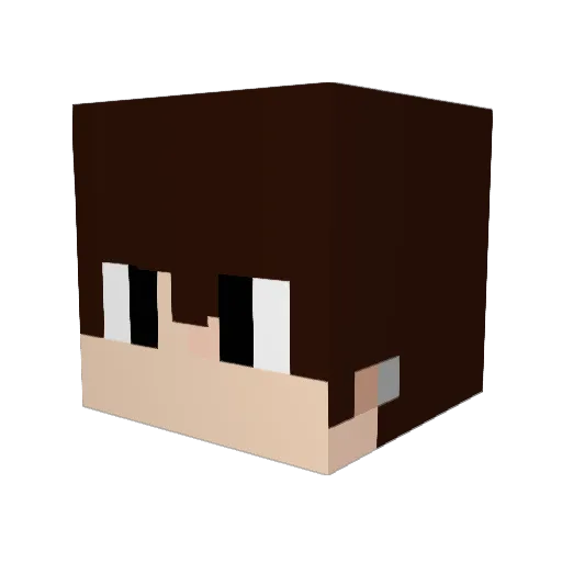 jonathan7531 Minecraft avatar head, 3D render