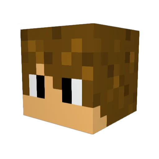 jonathan_aa_h Minecraft avatar head, 3D render