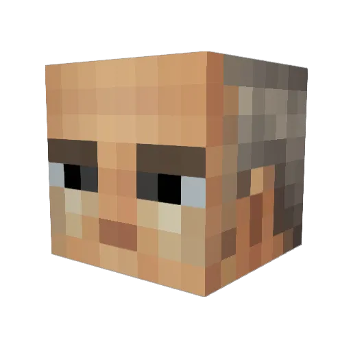 jonathansp143 Minecraft avatar head, 3D render