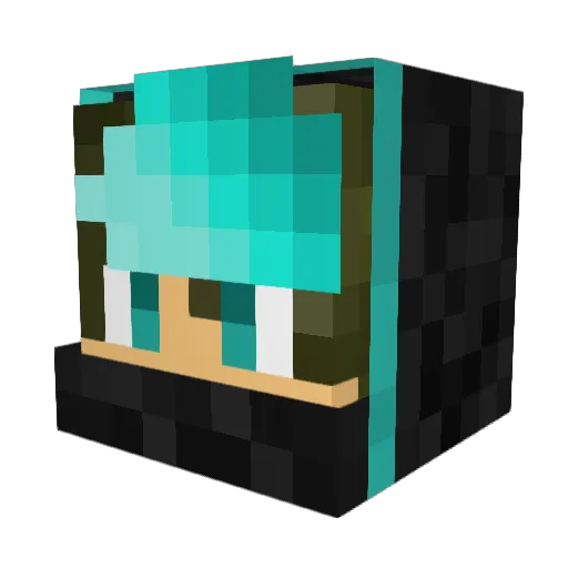 jonathansr Minecraft avatar head, 3D render