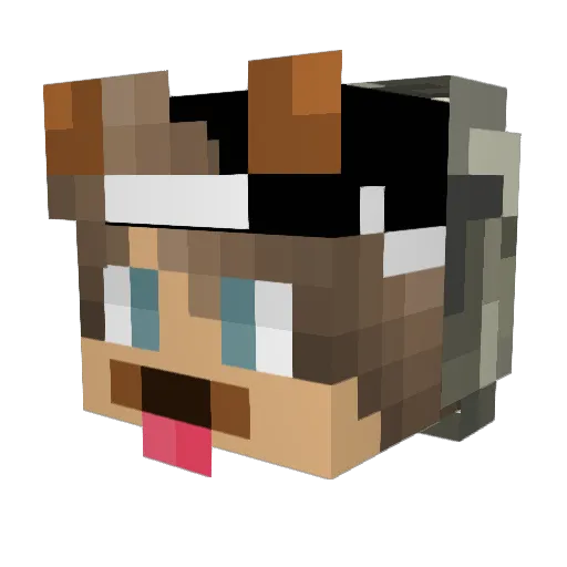 jonatz187 Minecraft avatar head, 3D render