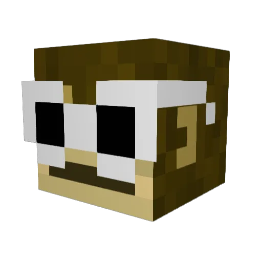 jonavano Minecraft avatar head, 3D render