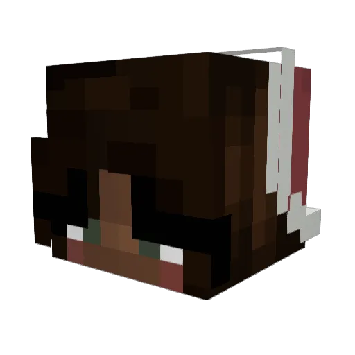 jonawn Minecraft avatar head, 3D render