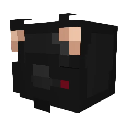 joncha Minecraft avatar head, 3D render