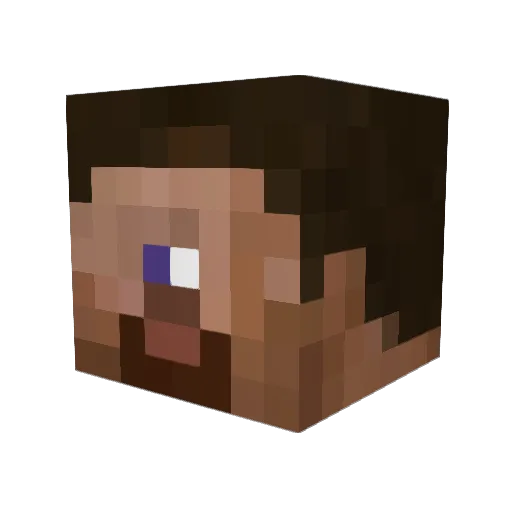 joncor7 Minecraft avatar head, 3D render