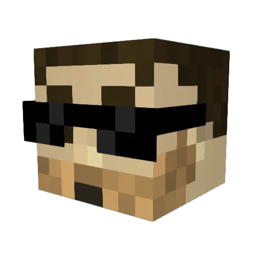 jondan1986 Minecraft avatar head, 3D render