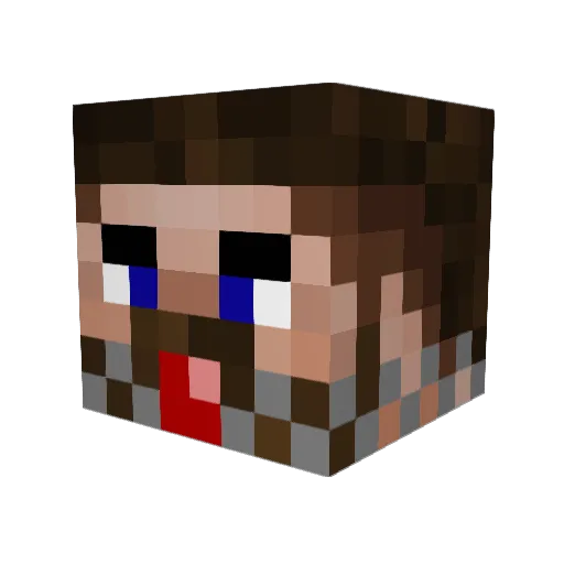 joneco12 Minecraft avatar head, 3D render