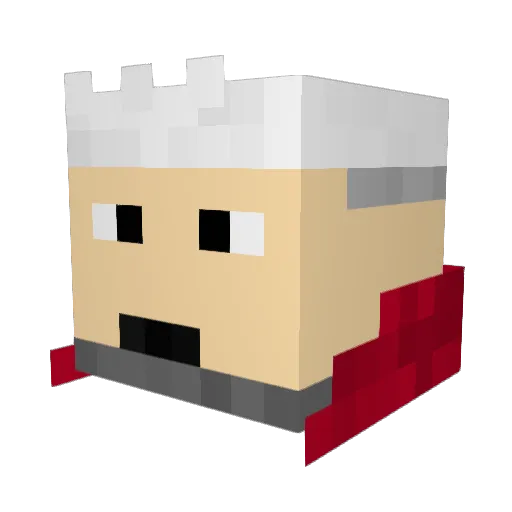 jones4122 Minecraft avatar head, 3D render