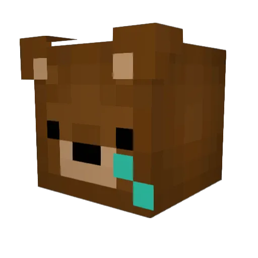 jong_ari Minecraft avatar head, 3D render