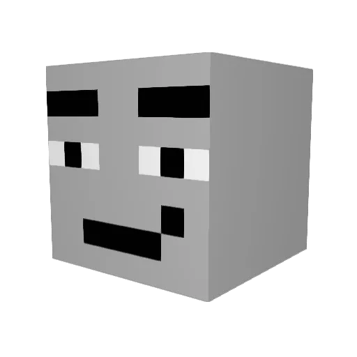 jongbeen121212 Minecraft avatar head, 3D render