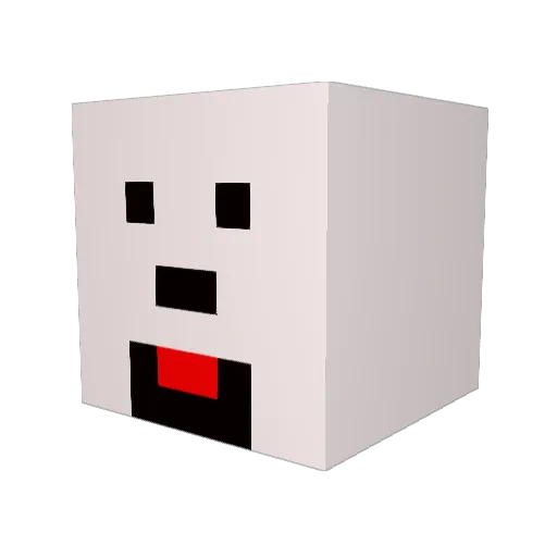 jongg2 Minecraft avatar head, 3D render