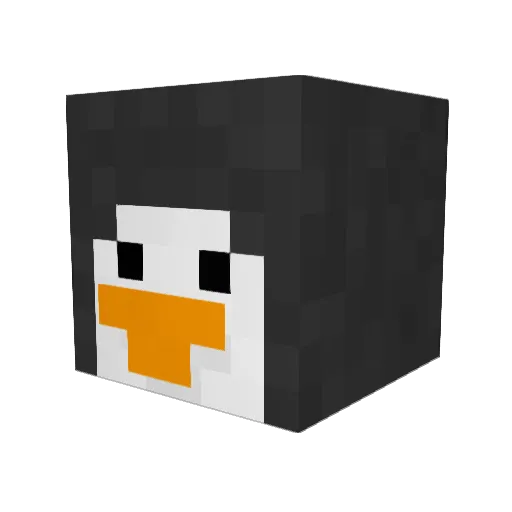 jonghoun Minecraft avatar head, 3D render