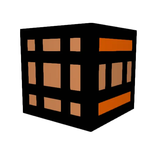 jongsi Minecraft avatar head, 3D render