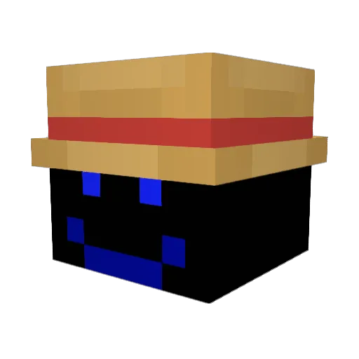 jonh_hatan Minecraft avatar head, 3D render