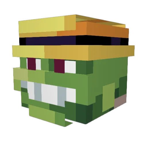 jonhy25 Minecraft avatar head, 3D render