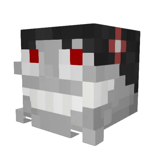 jonibohni Minecraft avatar head, 3D render