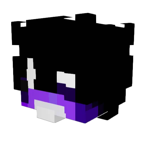 jonigebonyy Minecraft avatar head, 3D render