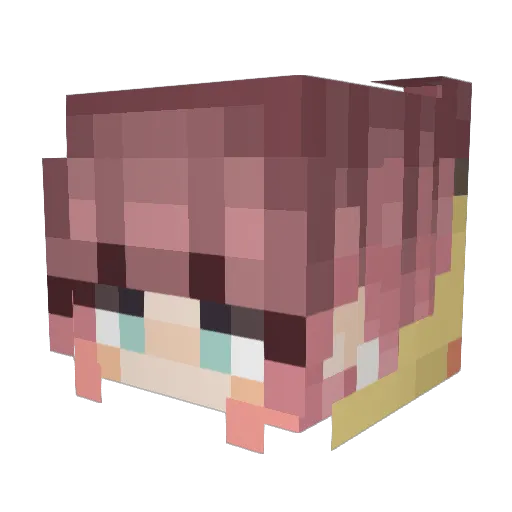 jonihamberg Minecraft avatar head, 3D render