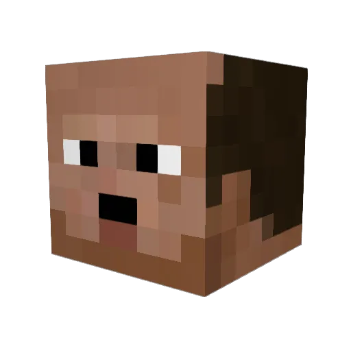 jonims15 Minecraft avatar head, 3D render