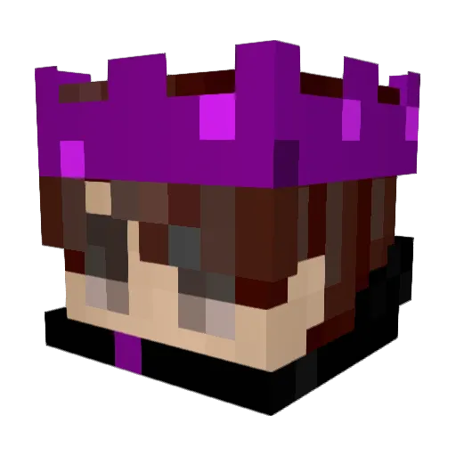 joninGames Minecraft avatar head, 3D render