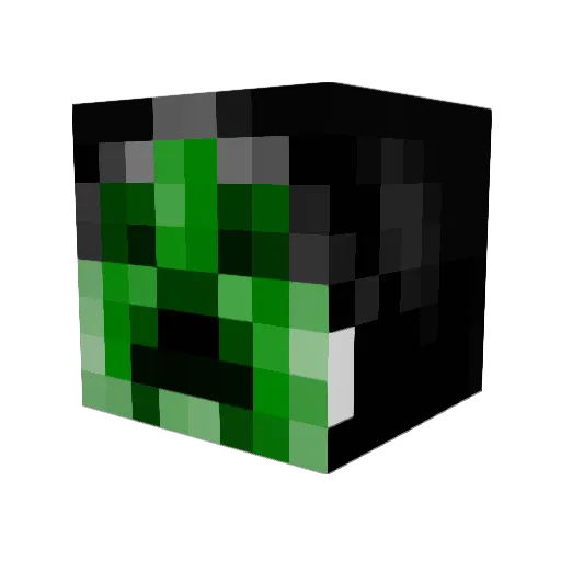 jonisika Minecraft avatar head, 3D render