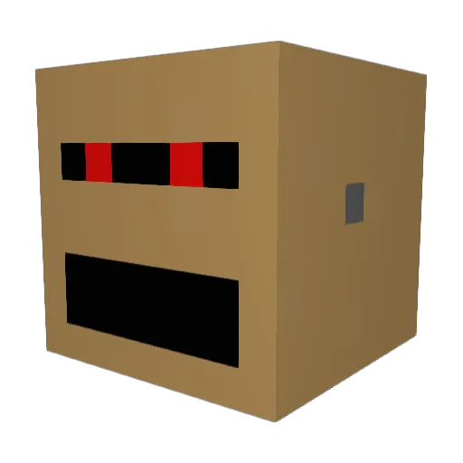 jonk5665 Minecraft avatar head, 3D render