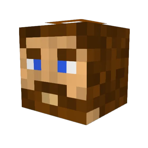 jonnii Minecraft avatar head, 3D render