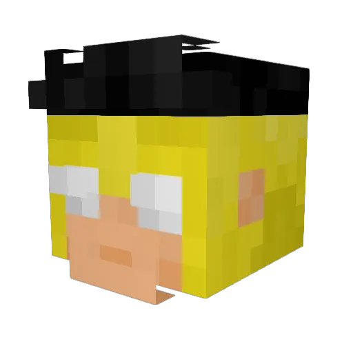 jonnnahhh Minecraft avatar head, 3D render