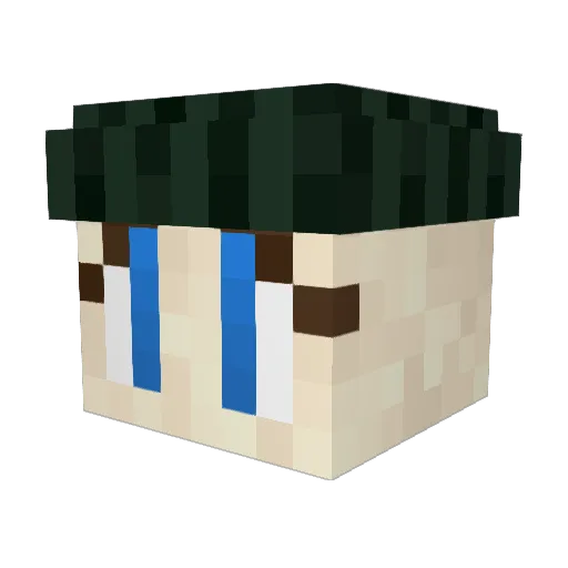 jonny_pete Minecraft avatar head, 3D render
