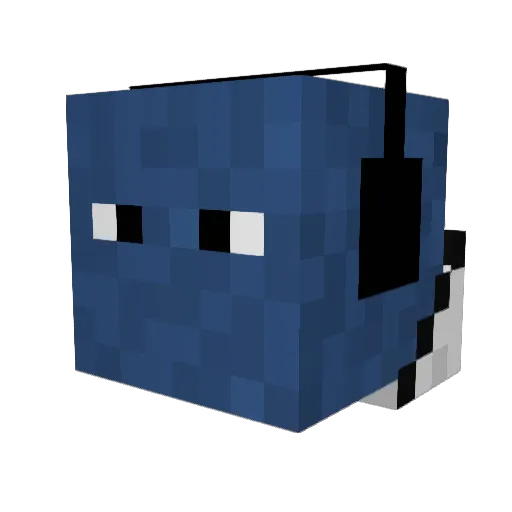 jonnydoby Minecraft avatar head, 3D render